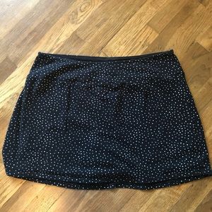 Black Polka Dot Skort